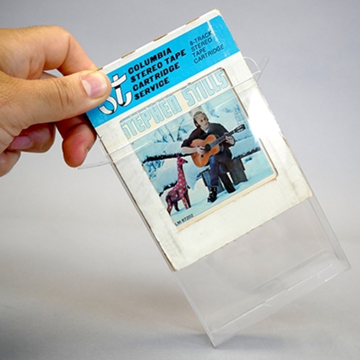 8-Track Cartridge Protector-Crystal
